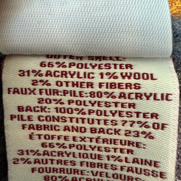 Merona Plaid Open Front Blanket Poncho Cape Women S/M Wool Blend Snap Sides Fall - Picture 3 of 13